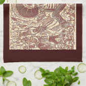 Schädel aus Oaxaca, La Calavera Oaxaqueña Handtuch (Gefaltet)