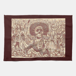 Schädel aus Oaxaca, La Calavera Oaxaqueña Handtuch