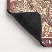 Schädel aus Oaxaca, La Calavera Oaxaqueña Mousepad (Ecke)