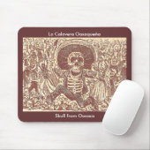 Schädel aus Oaxaca, La Calavera Oaxaqueña Mousepad (Mit Mouse)