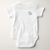 Schädel Baby Strampler (Rückseite)