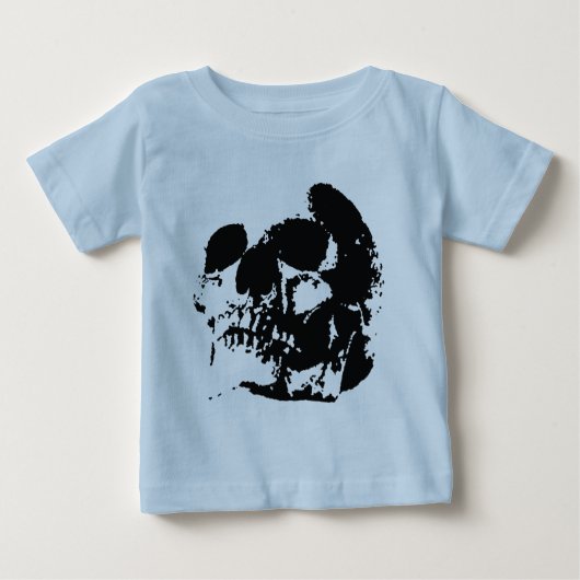 Schädel Baby T-shirt (Vorderseite)