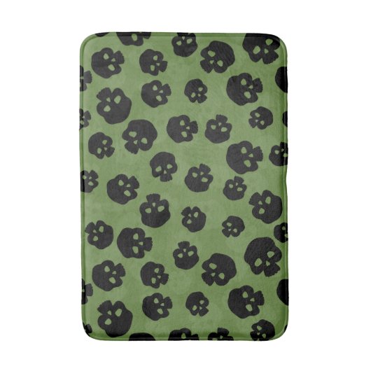 Schädel Badematte (Vorderseite Vertikal)