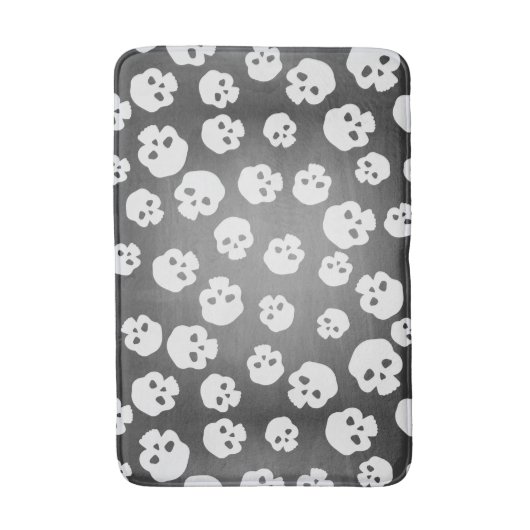 Schädel Badematte (Vorderseite Vertikal)