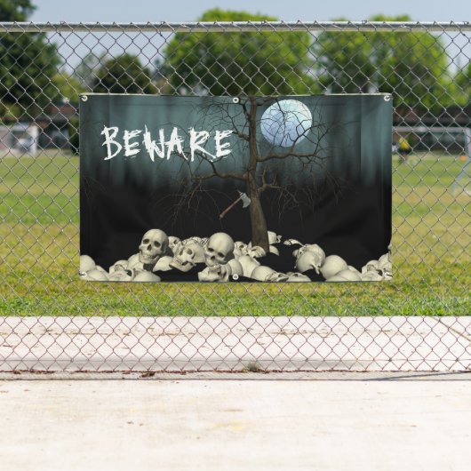 Schädel Banner (Insitu)