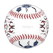 Schädel Baseball (Rückseite)
