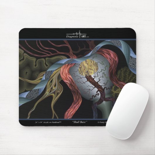 "Schädel-Basis" mousepad!! Mousepad (Mit Mouse)