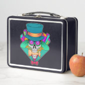 Schädel beim Schach mit Schachstück Rook Metall Brotdose (Beispiel)