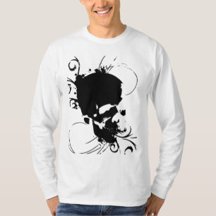 Schädel-blühen Sie T-Shirt