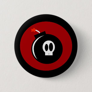 Schädel-Bombe Button