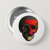 Schädel Bunt Button (Vorne & Hinten)