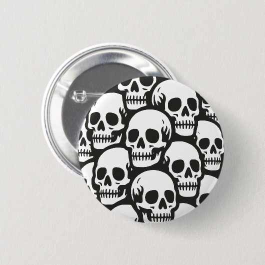 Schädel Button (Vorne & Hinten)