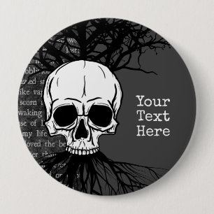 Schädel Button