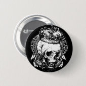 Schädel Button (Vorne & Hinten)