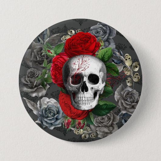 Schädel Button (Vorderseite)