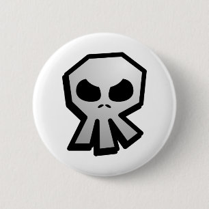 Schädel-Button Button