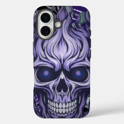 Schädel Case-Mate iPhone Hülle (Rückseite)