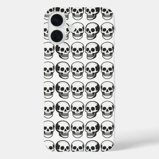 Schädel Case-Mate iPhone Hülle (Rückseite)