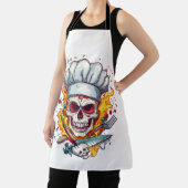 Schädel Chef Küchenmeister Schürze (InSitu)