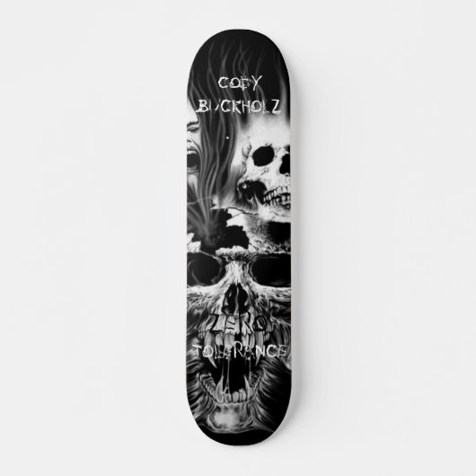 Schädel, CODYBUCKHOLZ, NULL, TOLERANZ Skateboard (Vorne)