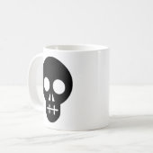 Schädel/Craneo/Crânio/Crâne Kaffeetasse (Vorderseite Links)
