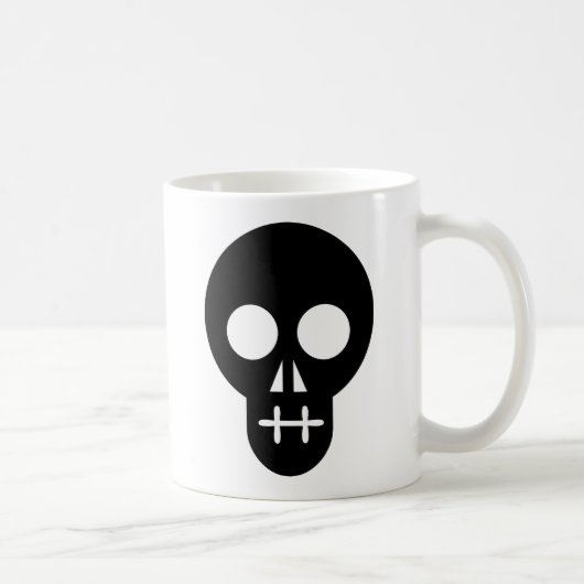 Schädel/Craneo/Crânio/Crâne Kaffeetasse (Rechts)