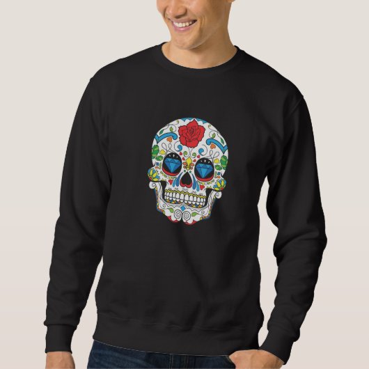 Schädel Crewneck Sweatshirt (Vorderseite)