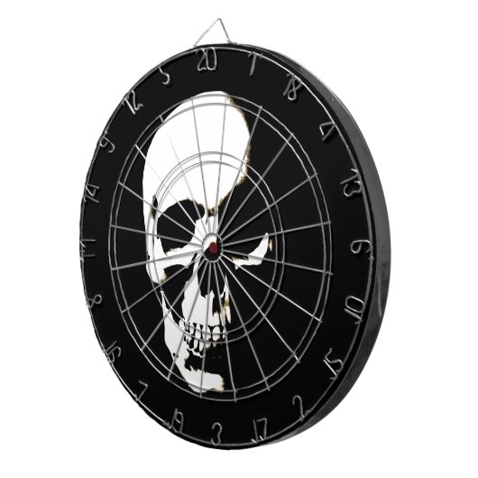 Schädel Dartscheibe (Vorderseite rechts)