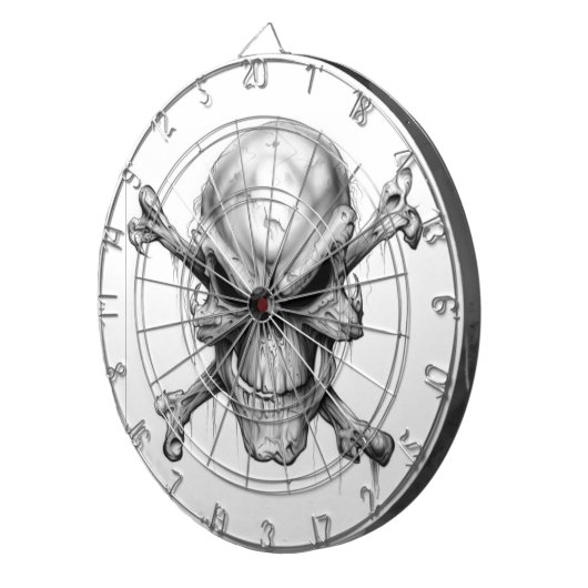 Schädel Dartscheibe (Vorderseite rechts)