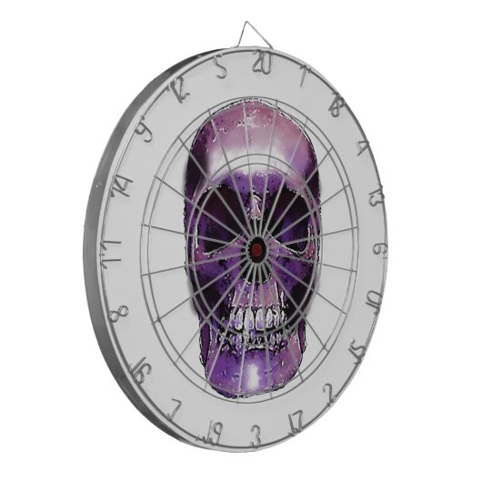 Schädel Dartscheibe (Vorderseite Links)