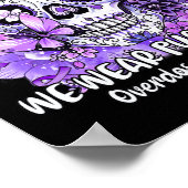 Schädel, den wir für Überdosierungsbewusstsein Lil Poster (Ecke)