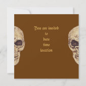 Schädel der Schlangenhalle Einladung (Rückseite)