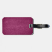 Schädel des Rockabilly Mädchens Gepäckanhänger (Rückseite horizontal)