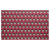 Schädel des Rockabilly Mädchens Stoff (Yard (91,4 cm))