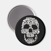 Schädel des Skulls Magnet (Vorderseite/Rückseite)