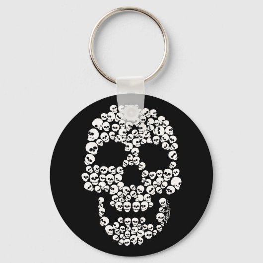 Schädel des Skulls-Schlüsselanhängers Schlüsselanhänger (Vorderseite)