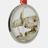 Schädel des wilden Ebers Silbernes Ornament (Rechts)