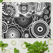 Schädel Dia De Los Muertes Sugar Küchentuch (Gefaltet)