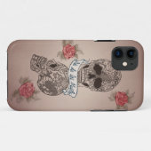 Schädel Dia De Los Muertos Sugar Case-Mate iPhone Hülle (Rückseite (Horizontal))