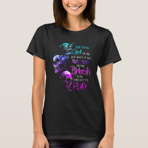 Schädel Die gute Seele in mir hat die sarkastische T-Shirt