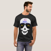 Schädel DJ T-Shirt (Vorne ganz)