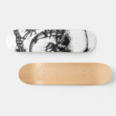 Schädel-Dorn und HandSkate-Brett Skateboard (Horizontal)