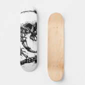 Schädel-Dorn und HandSkate-Brett Skateboard (Vorderseite)