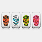 Schädel Dosenglas (Vorderseite)