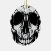 SCHÄDEL durch DAS KUNST-DUMP Keramikornament (Rechts)