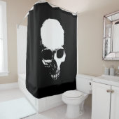 Schädel Duschvorhang (Beispiel)