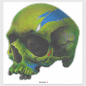 Schädel Eclipse Aufkleber (Blatt)