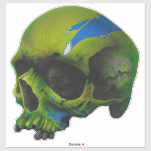 Schädel Eclipse Aufkleber