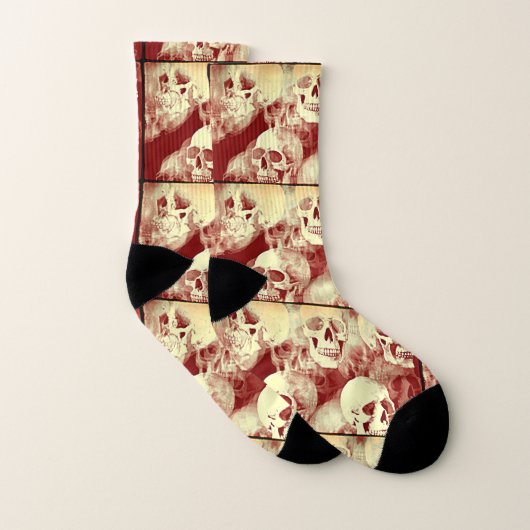 Schädel eine spukhafte Socke Socken (Paar)