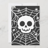 Schädel Einladung (Rückseite)